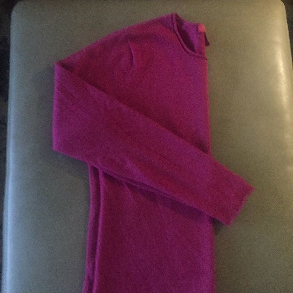 Cashmere Cache Sweater Raspberry Size L - image 4